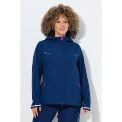 Damskie Kurtka funkcyjna softshell hydrofobowa kaptur. Niebieskie kurtki sportowe Ulla Popken, plus size, bez wzorów, z elastanu, bez kaptura. Za 479.99 zł.