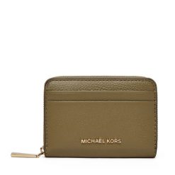 Mały Portfel Damski MICHAEL Michael Kors. Zielone portfele MICHAEL Michael Kors, bez wzorów. Za 269.99 zł.