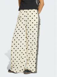 Adidas Spodnie dresowe Satin Polka Dots Wide Leg Pant KV1168 Kremowy Relaxed Fit. Białe spodnie dresowe Adidas, xl, bez wzorów, z dresówki. Za 298.99 zł.