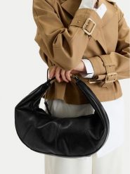 GINO ROSSI Torebka EO-LDA8806-1 Czarny. Czarne torebki klasyczne Gino Rossi, bez wzorów, z materiału, bez dodatków. Za 249.99 zł.