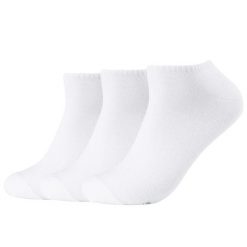 Skarpetki sportowe dla dorosłych 3PPK Men Sneaker Socks. Białe skarpety Skechers, bez wzorów, z bawełny. Za 34.99 zł.