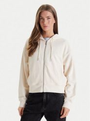 Calvin Klein Jeans Bluza Monogram LV047F208G Beżowy Relaxed Fit. Brązowe bluzy Calvin Klein Jeans, s, bez wzorów, z bawełny, bez kaptura. Za 449.99 zł.