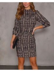 Milan Kiss Sukienka w kolorze antracytowym rozmiar: L. Czarne sukienki Milan Kiss, na co dzień, l, bez wzorów, bez kołnierzyka, bez ramiączek, mini, proste. Za 130.99 zł.