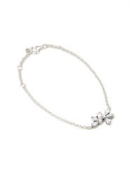 Pandora Srebrna bransoletka z elementem ozdobnym rozmiar: 20. Szare bransoletki Pandora, z cyrkonią, srebrne. Za 260.99 zł.