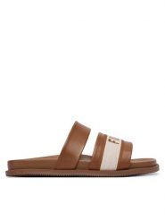 Furla Klapki Tide YL11TID BX0070 PT 0213S Brązowy. Brązowe klapki Furla, bez wzorów, ze skóry, bez obcasa. Za 989.99 zł.