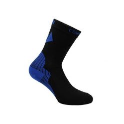Skarpety kompresyjne Active Socks. Czarne skarpety SIXS, bez wzorów, ze skóry. Za 148.50 zł.
