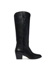 LAUREN RALPH LAUREN Kozaki 802P15663001 Czarny. Czarne kozaki Lauren Ralph Lauren, bez obcasa, na słupku, bez zapięcia. Za 1,499.00 zł.