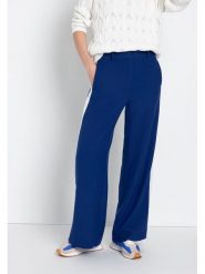 More & More Spodnie w kolorze niebieskim rozmiar: 40. Niebieskie spodnie materiałowe More & More, bez wzorów, z materiału. Za 186.19 zł.