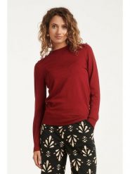 Smashed Lemon Sweter w kolorze bordowym rozmiar: XXL. Czerwone swetry Smashed Lemon, xxl, z aplikacjami, bez ramiączek. Za 119.68 zł.