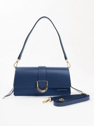 Lia Biassoni Skórzana torebka "Saraceno" w kolorze granatowym - 27 x 14 x 6 cm rozmiar: onesize. Niebieskie torby na ramię Lia Biassoni, bez wzorów, z materiału, na ramię, bez dodatków. Za 282.99 zł.