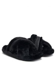 Tommy Hilfiger Kapcie Th Feminine House Shoes FW0FW09615 Czarny. Czarne obuwie domowe TOMMY HILFIGER, bez wzorów, bez zapięcia. Za 189.99 zł.