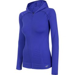 Bluza treningowa damska BLDF301 - kobalt. Bluzy sportowe 4f. W wyprzedaży za 79.99 zł.