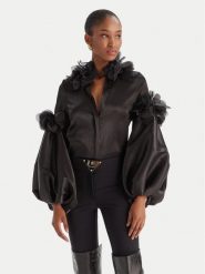Babylon Bluzka S00303 Czarny Regular Fit. Czarne bluzki Babylon, s, bez wzorów, z syntetyku, bez kołnierzyka, bez ramiączek. Za 1,259.00 zł.