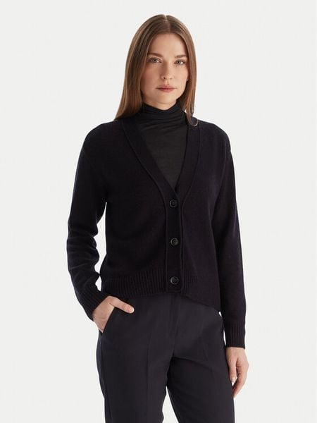 Marella Kardigan Blazer 2525346032 Granatowy Regular Fit. Niebieskie kardigany Marella, s, bez wzorów, z wełny. Za 819.99 zł.