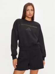 Adidas Bluza Z.N.E. JE7855 Czarny Loose Fit. Czarne bluzy Adidas, s, bez wzorów, z bawełny, bez kaptura. Za 259.99 zł.