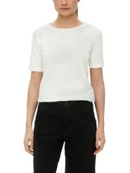 S.OLIVER RED LABEL Koszulka w kolorze białym rozmiar: 42. Białe bluzki s.Oliver RED LABEL, s, bez wzorów, bez kołnierzyka, bez ramiączek. Za 37.38 zł.