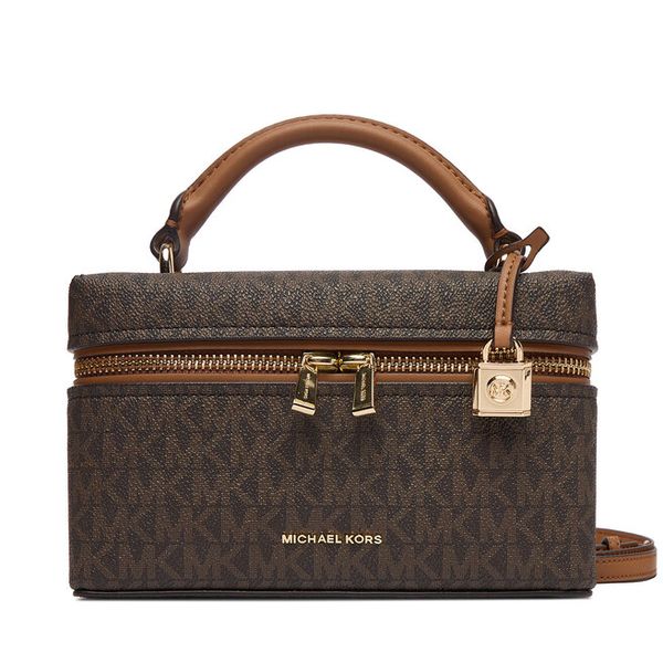 Torebka MICHAEL Michael Kors. Brązowe torebki klasyczne MICHAEL Michael Kors, bez wzorów, bez dodatków. Za 859.99 zł.