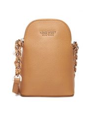 Nine West Torebka CEO-BRAVE-LA374-4086 Brązowy. Brązowe listonoszki Nine West, bez wzorów, z materiału, bez dodatków. Za 129.99 zł.