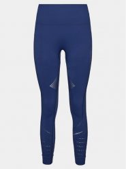Brubeck Legginsy LE1291W Niebieski Slim Fit. Niebieskie legginsy Brubeck, xl, bez wzorów, z syntetyku, na fitness i siłownię. Za 99.99 zł.