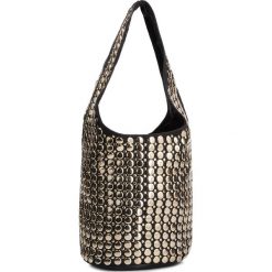 Torebka KAZAR - Naila 30007-01-52 Black/Gold. Czarne torebki klasyczne Kazar, z aplikacjami, ze skóry, zdobione, bez dodatków. W wyprzedaży za 499.00 zł.