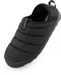 Kapcie damskie Loap Jesi czarne. Czarne obuwie domowe ÀLG, bez wzorów, z materiału, bez zapięcia. Za 173.99 zł.