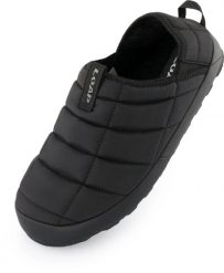 Kapcie damskie Loap Jesi czarne. Czarne obuwie domowe LAP, bez wzorów, z materiału, bez zapięcia. Za 173.99 zł.