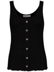 Stitch & Soul Top w kolorze czarnym rozmiar: XS. Czarne topy Stitch & Soul, xs, bez wzorów, prążkowane, bez kołnierzyka, bez ramiączek. Za 30.78 zł.