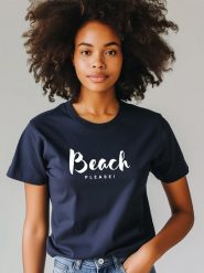 WOOOP Koszulka w kolorze granatowym rozmiar: S. Niebieskie bluzki Wooop, s, bez wzorów, z bawełny, bez kołnierzyka, bez ramiączek. Za 100.28 zł.