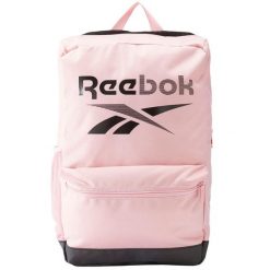 Plecak Reebok Training Essentials M Backpack różowy GH0443. Czerwone plecaki Reebok, bez wzorów. Za 53.90 zł.