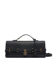 Tommy Hilfiger Torebka American Icon Clutch AW0AW19214 Czarny. Czarne torebki klasyczne TOMMY HILFIGER, bez wzorów, ze skóry, bez dodatków. Za 1,099.00 zł.