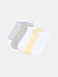 Krótkie skarpetki 5 pack - wielobarwny. Skarpety Sinsay, bez wzorów. Za 12.99 zł.