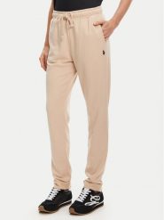 U.S. Polo Assn. Spodnie dresowe WUP1513 Beżowy Regular Fit. Brązowe spodnie dresowe U.S. Polo Assn., s, bez wzorów, z bawełny. Za 259.99 zł.