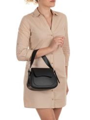 Lia Biassoni Skórzana torebka "Tafone" w kolorze czarnym - 24 x 19 x 9 cm rozmiar: onesize. Czarne torby na ramię Lia Biassoni, bez wzorów, z materiału, na ramię, bez dodatków. Za 321.97 zł.