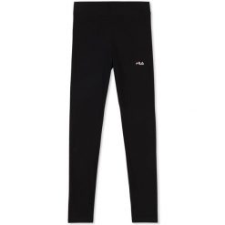 Damskie legginsy Fila Pralino. Czarne legginsy Fila, bez wzorów. Za 99.00 zł.