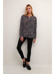 Kaffe Bluzka w kolorze czarno-brązowym rozmiar: 38. Czarne bluzki Kaffe, s, bez wzorów, z wiskozy, klasyczne, bez kołnierzyka, bez ramiączek. Za 69.99 zł.