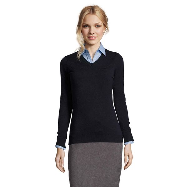 Damski Sweter Glory. Niebieskie swetry SOL'S, s, bez wzorów, bez ramiączek. Za 164.99 zł.