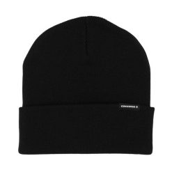 Czapka Converse czarna 10027532-A07. Czarne czapki Adidas, bez wzorów, z syntetyku. Za 85.00 zł.