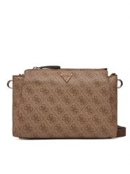 Guess Torebka Noelle II HWBG96 72120 Brązowy. Brązowe listonoszki Guess, z aplikacjami, ze skóry, bez dodatków. Za 549.99 zł.