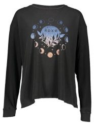 Roxy Koszulka w kolorze czarnym rozmiar: XL. Czarne bluzki Roxy, xl, bez wzorów, bez kołnierzyka, bez ramiączek. Za 83.62 zł.
