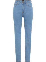 Lee Dżinsy "Scarlett" - Skinny fit - w kolorze błękitnym rozmiar: W29/L31. Niebieskie jeansy Lee, l, z aplikacjami, z podwyższonym stanem. Za 153.71 zł.
