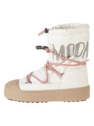 Moon Boot Botki zimowe "Ltrack" w kolorze białym rozmiar: 37. Białe botki Moon Boot, na zimę, bez wzorów, z polaru, bez obcasa, bez zapięcia. Za 686.95 zł.