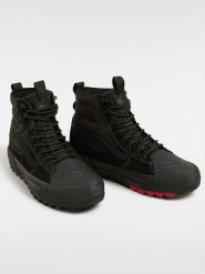 Vans Skórzane sneakersy "Sk8-Hi" w kolorze czarnym rozmiar: 42,5. Czarne trampki Vans, bez wzorów, z gore-texu, za kostkę, bez zapięcia. Za 390.95 zł.