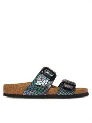 Birkenstock Klapki Sydney Cushion Buckle 1030932 Kolorowy. Klapki Birkenstock, bez wzorów, ze skóry, bez obcasa. Za 459.99 zł.