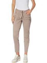 Heine Dżinsy - Slim fit - w kolorze beżowym rozmiar: 46. Brązowe jeansy Heine, bez wzorów, z podwyższonym stanem. Za 76.95 zł.