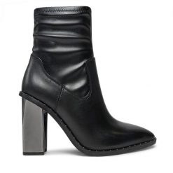 Botki Aldo. Brązowe botki Aldo, bez wzorów, bez obcasa, na słupku, bez zapięcia. Za 679.99 zł.