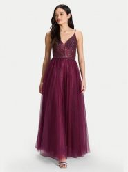 Hey Kyla Sukienka wieczorowa 5AJ127HK Bordowy Regular Fit. Czerwone sukienki Hey Kyla, bez wzorów, z syntetyku, wizytowe, bez kołnierzyka, bez ramiączek. Za 1,019.00 zł.