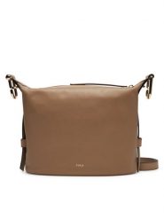 Furla Torebka Nuvola WB01656 BX2045 1257S Brązowy. Brązowe listonoszki Furla, bez wzorów, ze skóry, bez dodatków. Za 1,329.00 zł.
