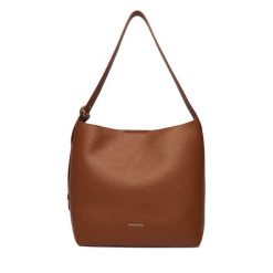 Torebka Gino Rossi. Brązowe torebki klasyczne Gino Rossi, bez wzorów, bez dodatków. Za 299.99 zł.