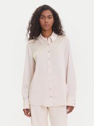 Guess Koszula W5YH03 WF1T2 Beżowy Regular Fit. Brązowe koszule Guess, xs, z aplikacjami, z syntetyku, bez kołnierzyka, bez ramiączek. Za 439.99 zł.