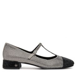 Baleriny Tory Burch. Szare baleriny Tory Burch, bez wzorów, bez obcasa. Za 1,259.00 zł.
